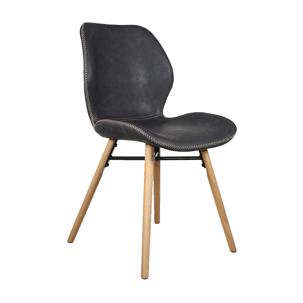 Black dining chairs sale with wooden legs